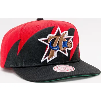 Kšiltovka Kšiltovka Mitchell & Ness NBA HWC Philadelphia červená
