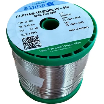 Příslušenství ke svářečce Bezolovnatá pájka Alpha Telecore HF-850 SACX Plus 0307 2.2% 0.75mm 500g
