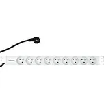 Schrack Napájecí panel PDU 19", 9x ČSN, 1U, kabel 2 m IU070110