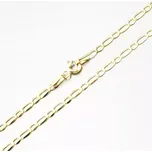 Řetízek žluté zlato 585 Figaro 45-1006 délka 60 cm