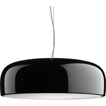 Flos F1367030 Smithfield S Pro, leskle černé závěsné svítidlo, 45W LED 2700K stmívatelné, prům. 60cm