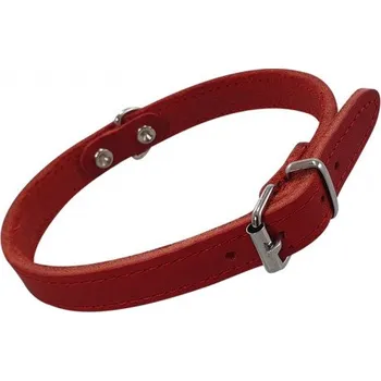 Obojek pro psa Nobby Kožený obojek TABIL červená M-L