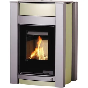 Krbová kamna HS Flamingo Krbová kamna AQUAFLAM VARIO ® KALMAR 11/5kW olivová
