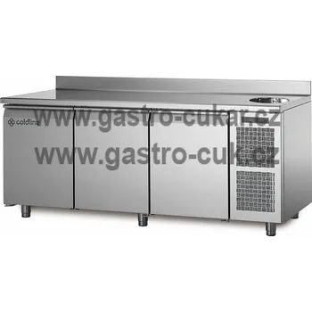 Coldline Mrazící stůl TA17/1BS s deskou, dřezem a zadním lemem