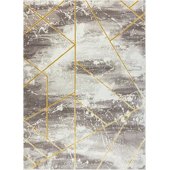 Koberec Dywany Łuszczów Kusový koberec Core 1818 Geometric ivory/gold Rozměry koberců: 160x220
