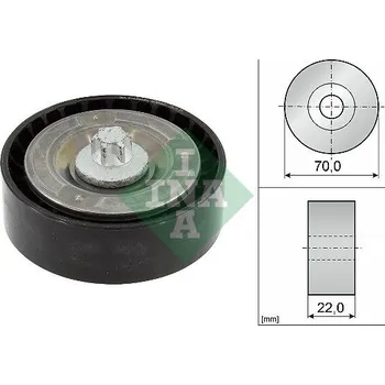 Auto-moto Vratná/vodicí kladka, klínový žebrový řemen INA 532 0895 10