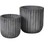 Broste Fiber 37/29 cm tmavě šedý 2 ks