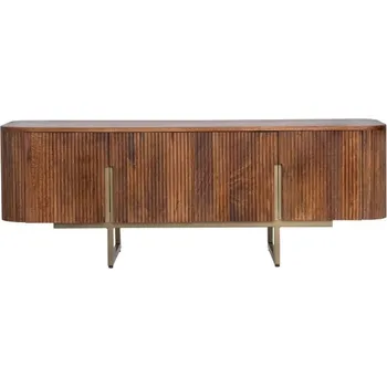 Televizní stolek BIZZOTTO dřevěný TV stolek VILAS hnědý 140x42 cm 0746969