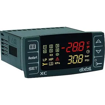 Kompresor Regulátor Dixell XC650CX 0C15F pro kondenzační jednotky s 5ti výstupy a řízením Digital Scroll kompresorů