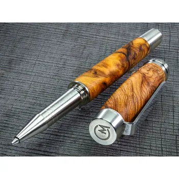 Kuličkové pero superior Stainless steel olive - Kaulona Edition - 08 č.6108