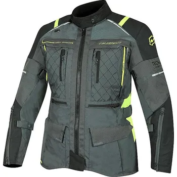 Moto bunda Dámská bunda na moto Nazran Cavell Tech-Air black/grey/fluo - S / černá