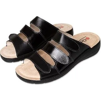 Dámské pantofle Vlnka Dámské anatomické kožené nazouváky Simona černá velikost obuv dospělí 40