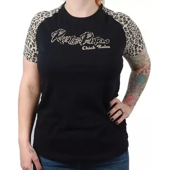 Dámské tričko Dámské tričko Rusty Pistons Rptsw43 Nocatee short sleeve black/yellow - L / černá