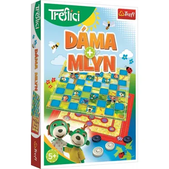 Desková hra Trefl Treflíci Dáma a Mlýn