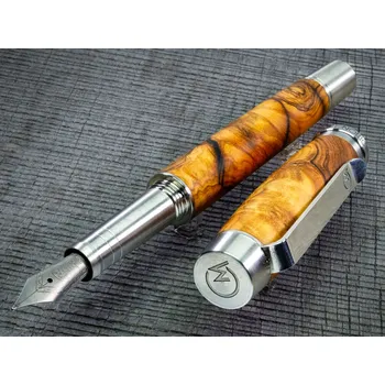 Plnicí pero superior Stainless steel olive - Kaulona Edition - 06 č.6006