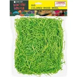 Dřevěná dekorační tráva zelená 50 g