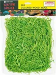 Dřevěná dekorační tráva zelená 50 g