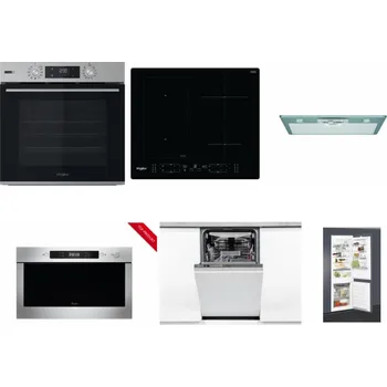 Set domácích spotřebičů WHIRLPOOL OMSK58HU1SX + WHIRLPOOL WL B8160 NE + WHIRLPOOL AKR 650/1 IX + WHIRLPOOL AMW 423/IX + WHIRLPOOL WSIO 3O34 PFE X + WHIRLPOOL ART 65031