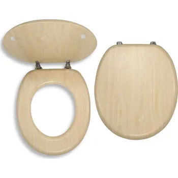 WC sedátko Novaservis Dýhované sedátko z lisovaného dřeva BŘÍZA - umělá dýha (WC/BRIZA)