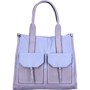 Kabelka Výrazná dámská koženková kabelka Dona, fialová