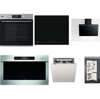 Set domácích spotřebičů WHIRLPOOL OMSK58HU1SX + WHIRLPOOL WL S7260 NE + WHIRLPOOL AKR 62F LT K + WHIRLPOOL AMW 439 IX + WHIRLPOOL WIC 3C33 PFE + WHIRLPOOL ART 66112