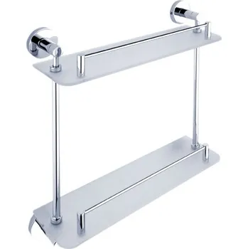 Koupelnový nábytek Nimco UNIX UN13092CX-26 polička dvoupatrová s ohrádkou