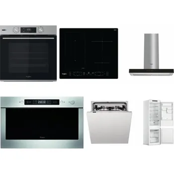 Set domácích spotřebičů WHIRLPOOL OMSK58HU1SX + WHIRLPOOL WL B8160 NE + WHIRLPOOL WHBS 62F LT K + WHIRLPOOL AMW 439 IX + WHIRLPOOL WIC 3C33 PFE + WHIRLPOOL WHC18 T311