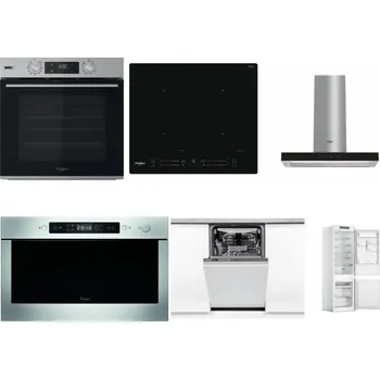 Set domácích spotřebičů WHIRLPOOL OMSK58HU1SX + WHIRLPOOL WL S7260 NE + WHIRLPOOL WHBS 62F LT K + WHIRLPOOL AMW 439 IX + WHIRLPOOL WSIO 3O34 PFE X + WHIRLPOOL WHC18 T311