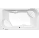 Polysan DUO obdélníková vana 200x120x45cm; bílá