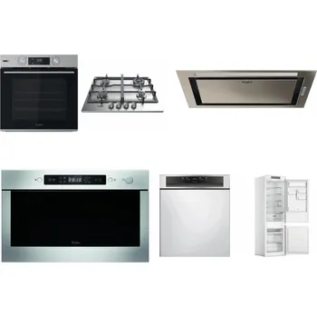 Set domácích spotřebičů WHIRLPOOL OMSK58HU1SX + WHIRLPOOL TKRL 661 IX EU + WHIRLPOOL WCT3 64 FLB X + WHIRLPOOL AMW 439 IX + WHIRLPOOL WBC 3C34 PF X + WHIRLPOOL WHC18 T311