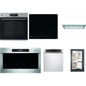 Set domácích spotřebičů WHIRLPOOL OMSK58HU1SX + WHIRLPOOL WL B8160 NE + WHIRLPOOL AKR 650/1 IX + WHIRLPOOL AMW 439 IX + WHIRLPOOL WBC 3C34 PF X + WHIRLPOOL ART 65031