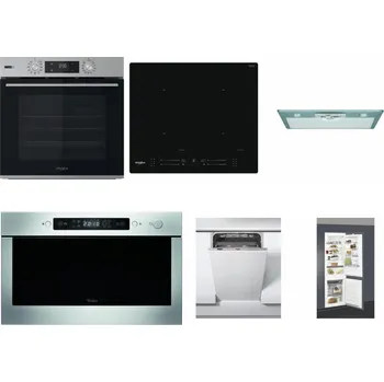 Set domácích spotřebičů WHIRLPOOL OMSK58HU1SX + WHIRLPOOL WL S7260 NE + WHIRLPOOL AKR 650/1 IX + WHIRLPOOL AMW 439 IX + WHIRLPOOL WSIC 3M27 C + WHIRLPOOL ART 66112