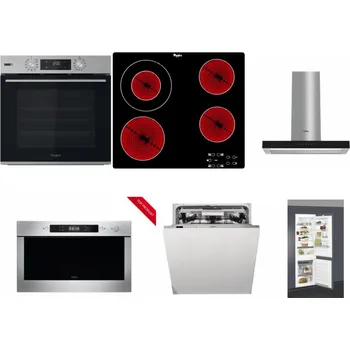 Set domácích spotřebičů WHIRLPOOL OMSK58HU1SX + WHIRLPOOL AKT 8130/NE + WHIRLPOOL WHBS 62F LT K + WHIRLPOOL AMW 423/IX + WHIRLPOOL WIO 3O540 PELG + WHIRLPOOL ART 66112