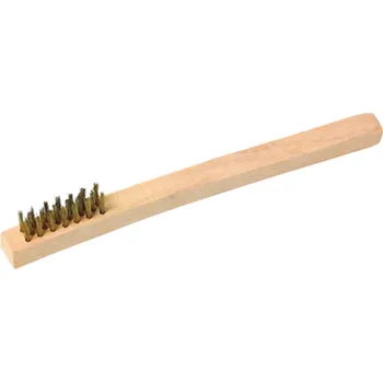 Brusný kotouč STAVTOOL Kartáč pomosazený třířadý, dřevo | 200 mm