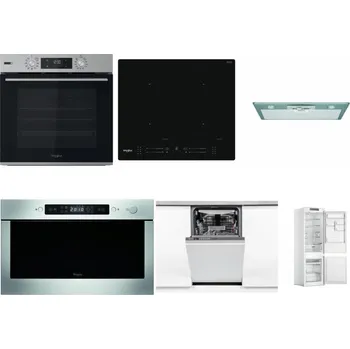 Set domácích spotřebičů WHIRLPOOL OMSK58HU1SX + WHIRLPOOL WL S7260 NE + WHIRLPOOL AKR 650/1 IX + WHIRLPOOL AMW 439 IX + WHIRLPOOL WSIO 3O34 PFE X + WHIRLPOOL WHC18 T311