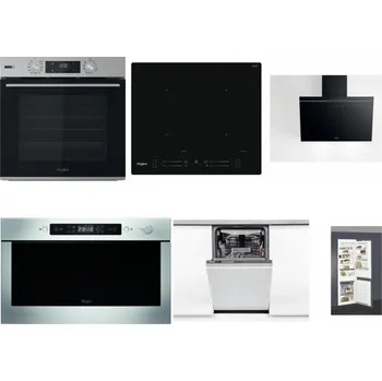 Set domácích spotřebičů WHIRLPOOL OMSK58HU1SX + WHIRLPOOL WL S7260 NE + WHIRLPOOL AKR 62F LT K + WHIRLPOOL AMW 439 IX + WHIRLPOOL WSIO 3O34 PFE X + WHIRLPOOL ART 66112