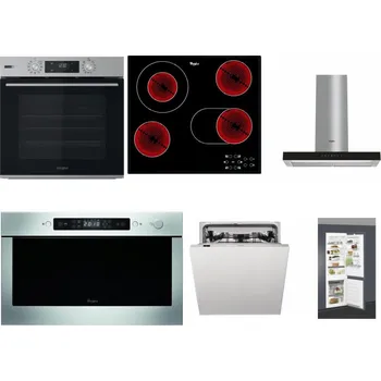 Set domácích spotřebičů WHIRLPOOL OMSK58HU1SX + WHIRLPOOL AKT 8190/BA + WHIRLPOOL WHBS 62F LT K + WHIRLPOOL AMW 439 IX + WHIRLPOOL WIC 3C33 PFE + WHIRLPOOL ART 66112
