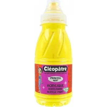 Olejová barva Cleopatre Akrylová barva CLEOPATRE 250 ml ZLATOŽLUTÁ