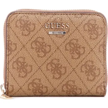 Peněženka GUESS dámská malá peněženka Cathleen hnědá