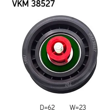 Vratná/vodicí kladka, klínový žebrový řemen SKF VKM 38527
