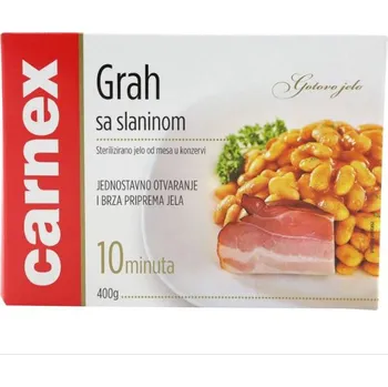 Luštěnina Fazole se slaninou Canex 400g