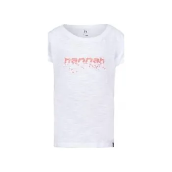Hannah KAIA JR white (pink) 110 - 116; Bílá tričko