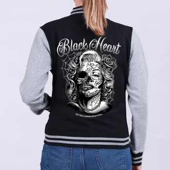 Dámská mikina Dámská Mikina BLACK HEART DIRTY QUEEN BS Barva: Černá, Velikost: S