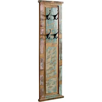 Předsíňová stěna Barevný nástěnný věšák z recyklovaného dřeva Agra