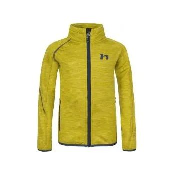 Chlapecká mikina Hannah GERY JR citronelle mel 122 - 128; Žlutá mikina + DÁREK DLE VÝBĚRU!