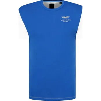 Pánské tričko Hackett London Tričko ASTON MARTIN REACING | Barva:modrý | Velikost:M