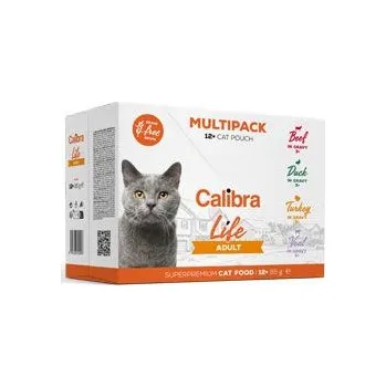 Krmivo pro kočku Calibra Cat Life&nbsp;kapsa Adult&nbsp;Multipack 12x85g