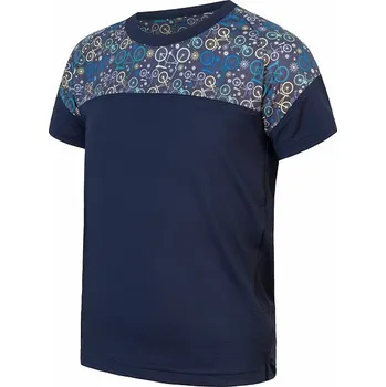 cyklistický dres Sensor Cyklo Helium dětský dres krátký rukáv deep blue/bikes 120