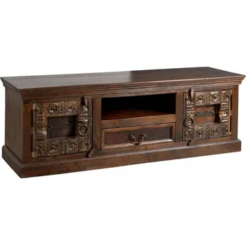 Televizní stolek Masivní tv stolek v antickém desingu Mamba