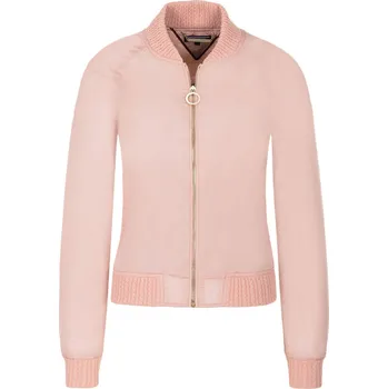 Dámský bomber Tommy Hilfiger BUNDA BOMBER BIANCA | Barva:pudrově růžový | Velikost:M